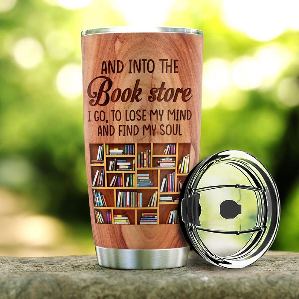 personalized book lover soul stainless steel tumbler 5988