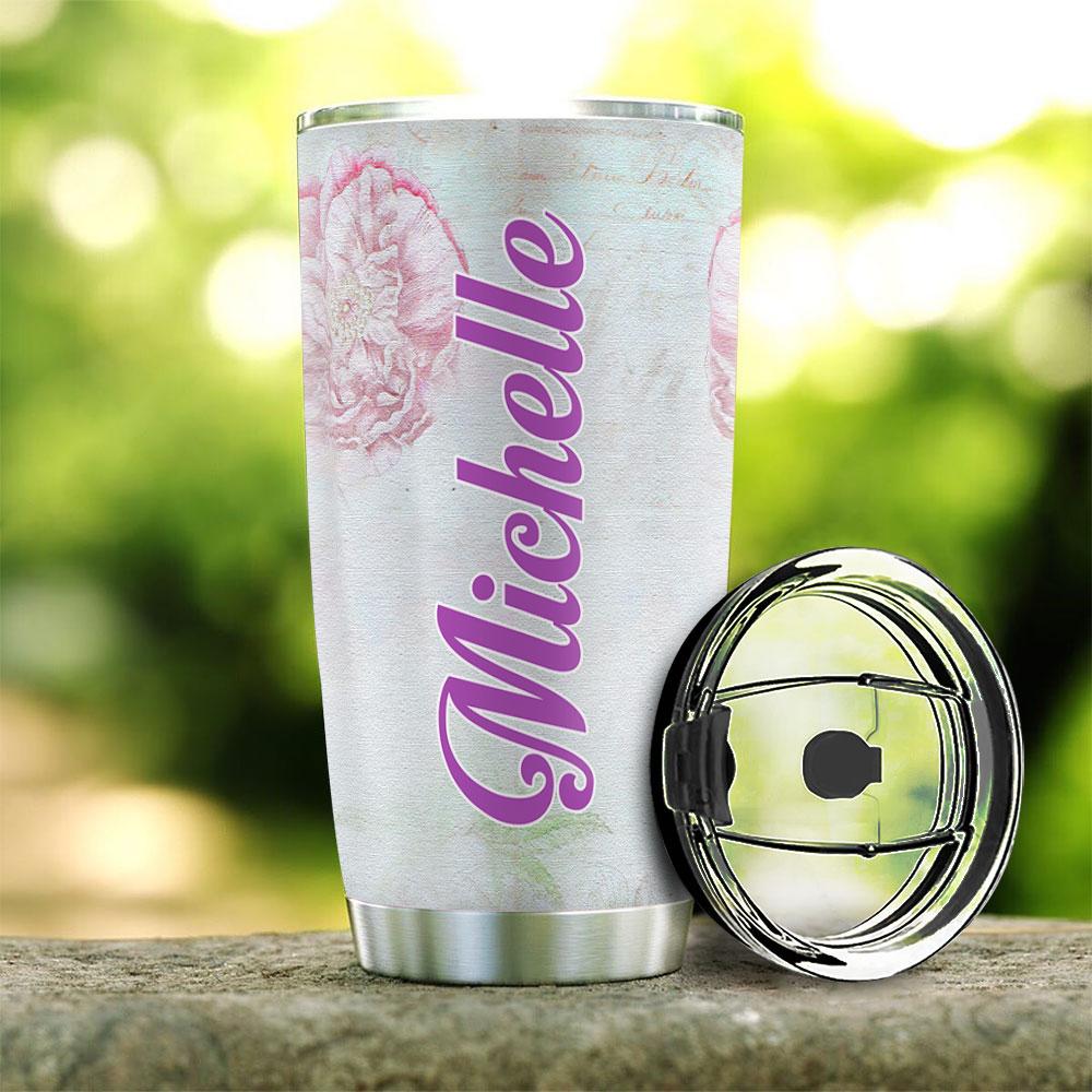 personalized butterfly blessed stainless steel tumbler 2442