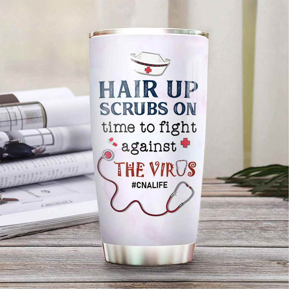 Personalized CNA Fight Stainless Steel Tumbler personalized cna fight stainless steel tumbler 5056