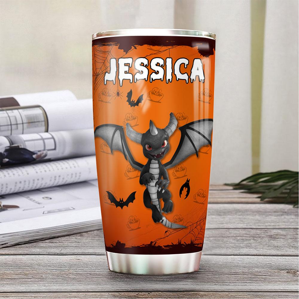 Personalized Coffee Dragon Halloween Stainless Steel Tumbler personalized coffee dragon halloween stainless steel tumbler 4401