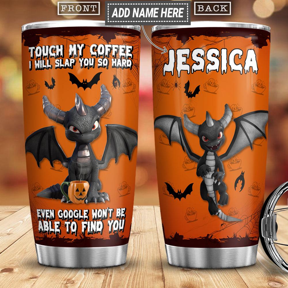 Personalized Coffee Dragon Halloween Stainless Steel Tumbler personalized coffee dragon halloween stainless steel tumbler 7827