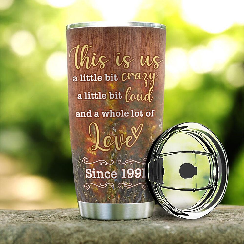 Personalized Deer Couple You And Me Stainless Steel Tumbler personalized deer couple you and me stainless steel tumbler 2005