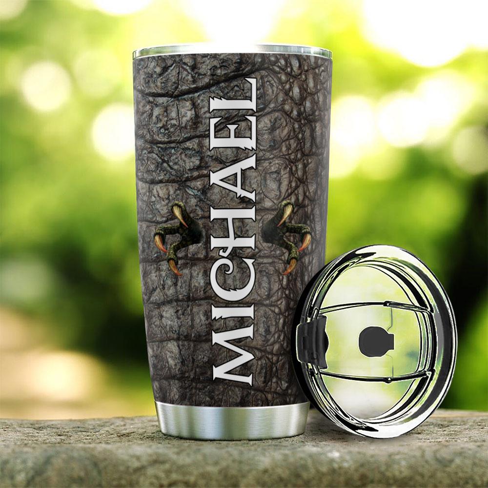 Personalized Dinosaur Stainless Steel Tumbler personalized dinosaur stainless steel tumbler 1241
