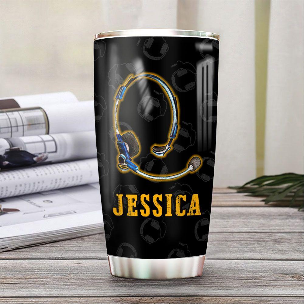 Personalized Dispatcher American Flag Stainless Steel Tumbler personalized dispatcher american flag stainless steel tumbler 7658