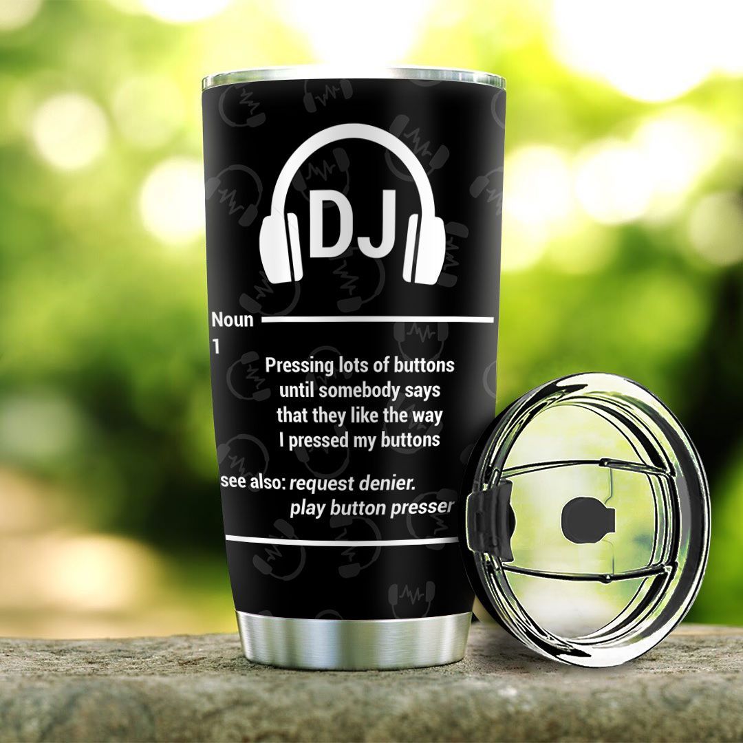 personalized dj definition stainless steel tumbler 4120