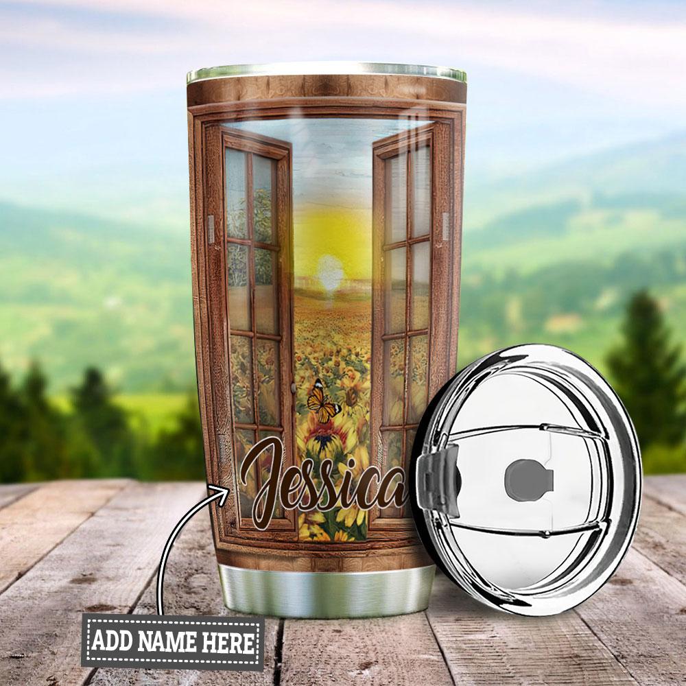 Personalized Everyday Is A New Beginning FTH Stainless Steel Tumbler personalized everyday is a new beginning fth stainless steel tumbler 4781