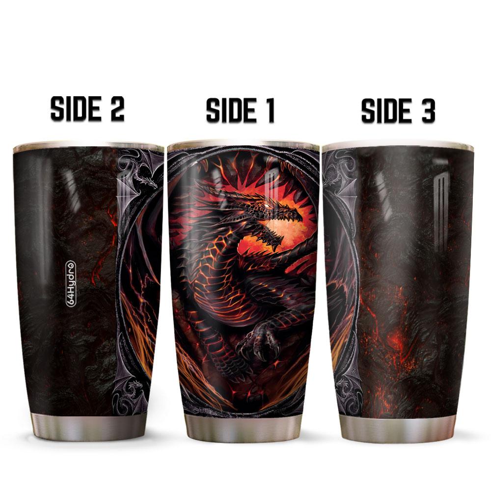 Personalized Fire Dragon Stainless Steel Tumbler personalized fire dragon stainless steel tumbler 8472
