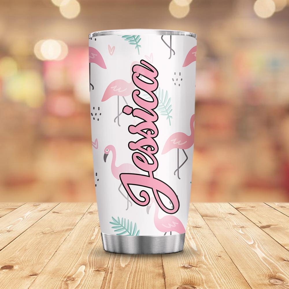 Personalized Flamingo Pandemic Survived Stainless Steel Tumbler personalized flamingo pandemic survived stainless steel tumbler 5636