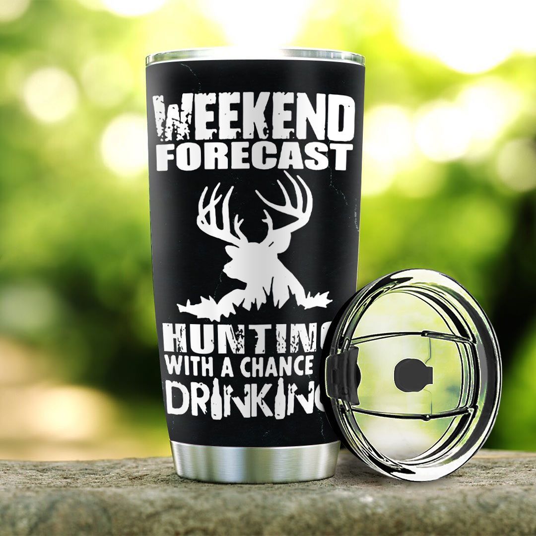 personalized hunting weekend facts stainless steel tumbler 2632