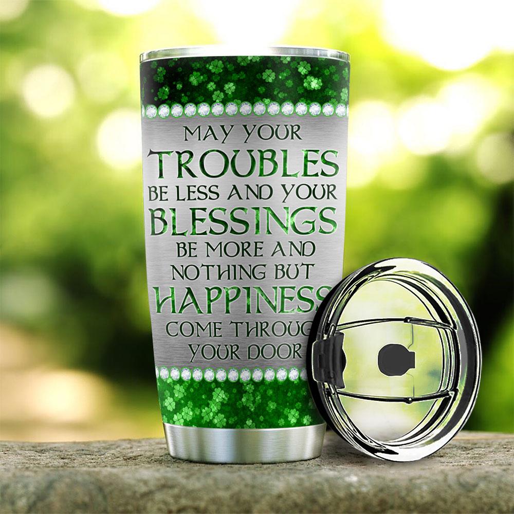 Personalized Irish Wishes Jewelry Style Stainless Steel Tumbler personalized irish wishes jewelry style stainless steel tumbler 7156
