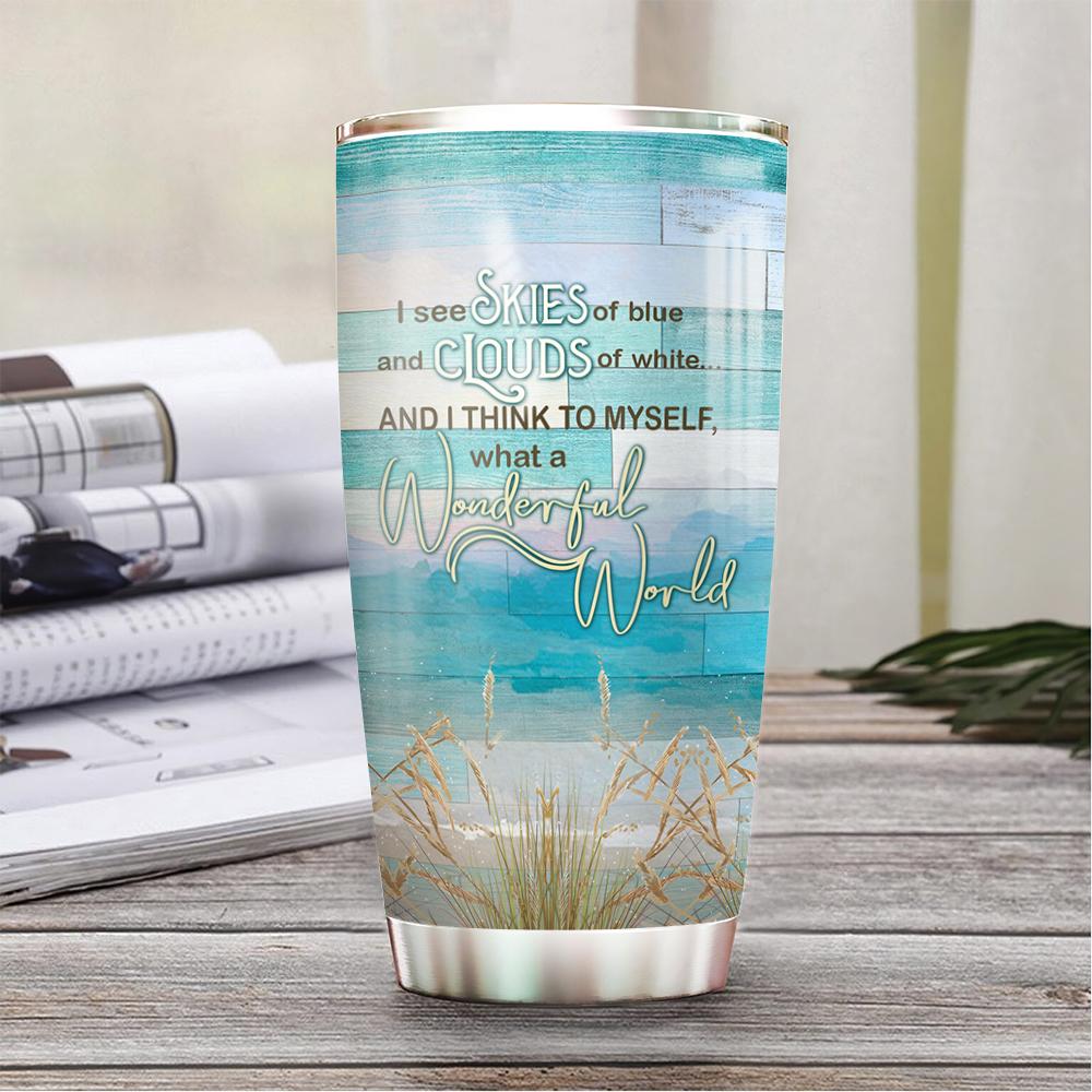 Personalized Lighthouse Beach Stainless Steel Tumbler personalized lighthouse beach stainless steel tumbler 5817