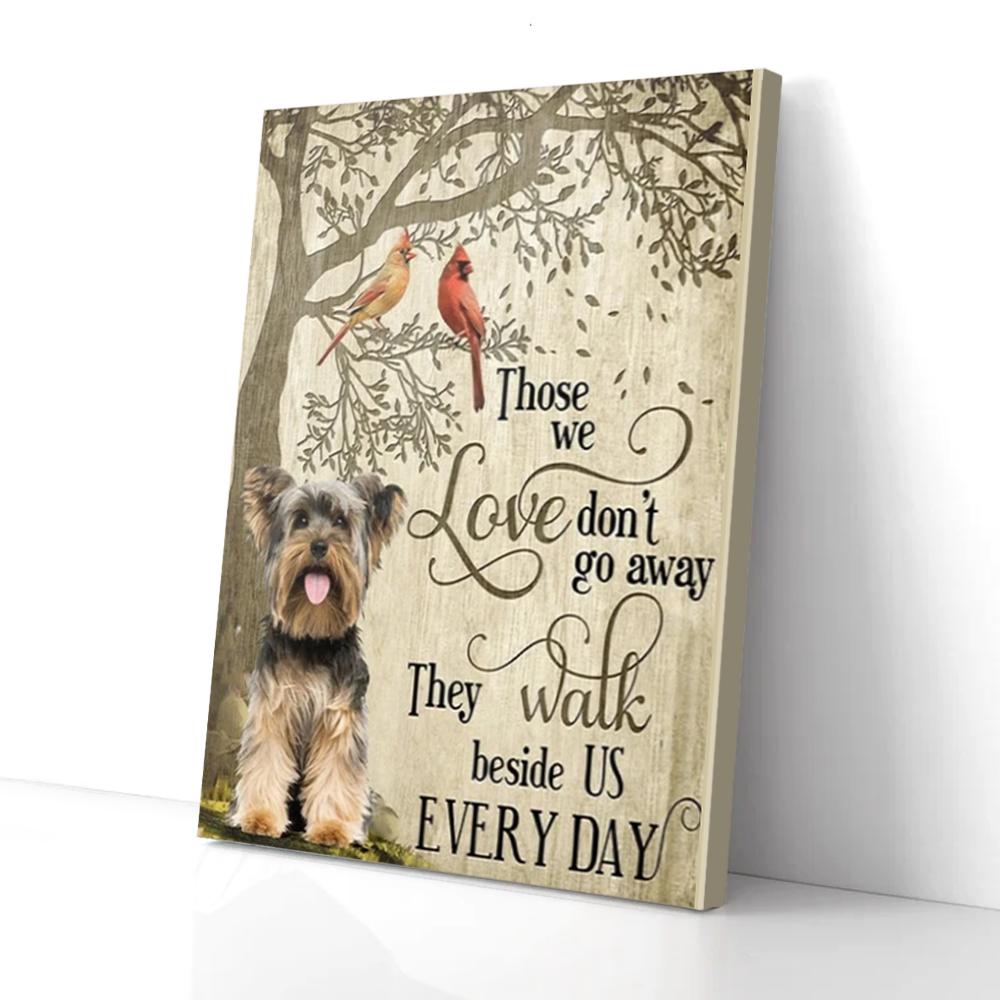 Personalized Memorial Gift Dog Cardinal Canvas Wall Art Those We Love Don'T Go Away personalized memorial gift dog cardinal canvas wall art those we love dont go away 2577