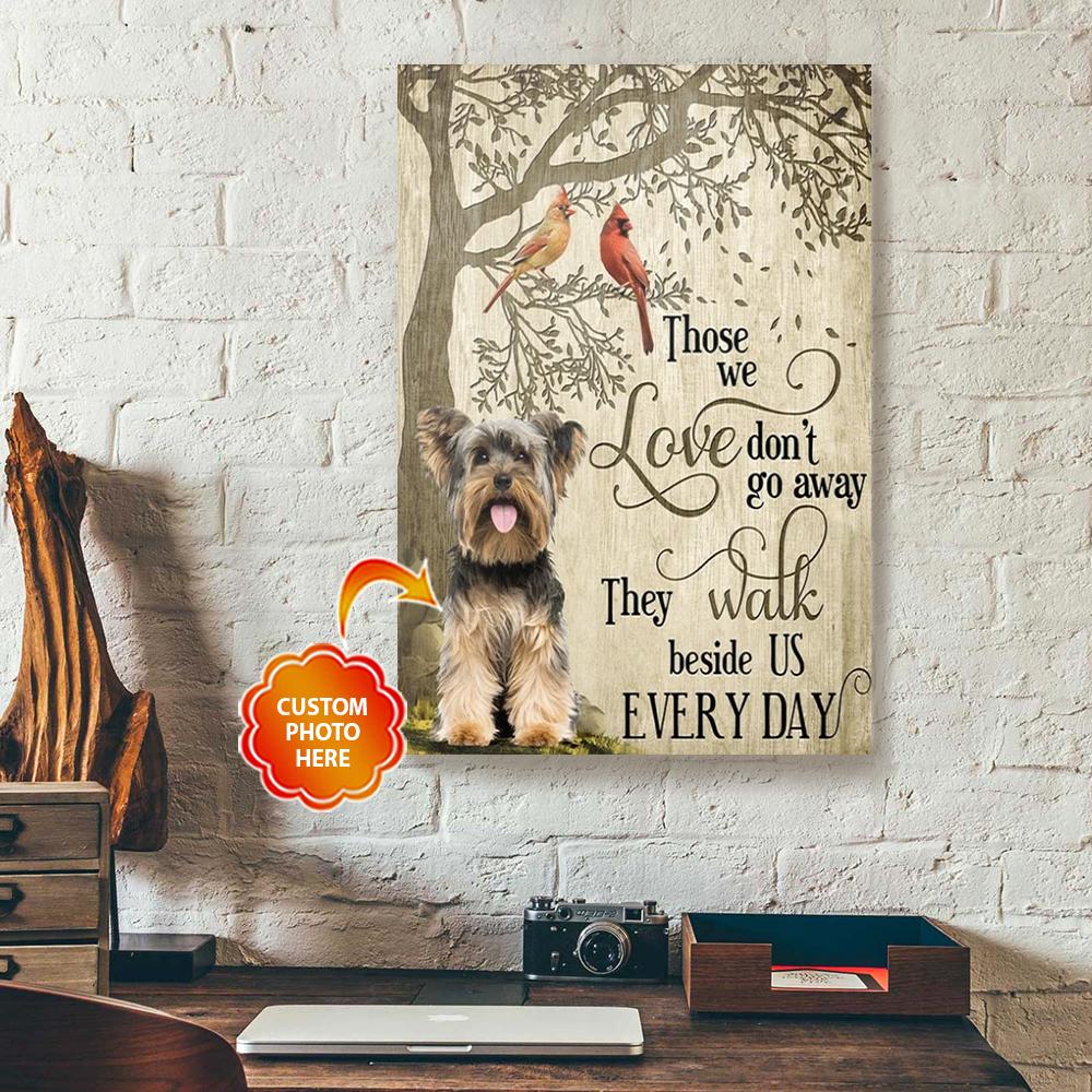 Personalized Memorial Gift Dog Cardinal Canvas Wall Art Those We Love Don'T Go Away personalized memorial gift dog cardinal canvas wall art those we love dont go away 5935