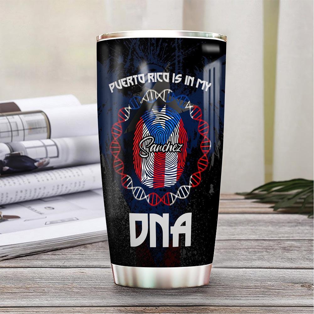 personalized puerto rico cities stainless steel tumbler 3044