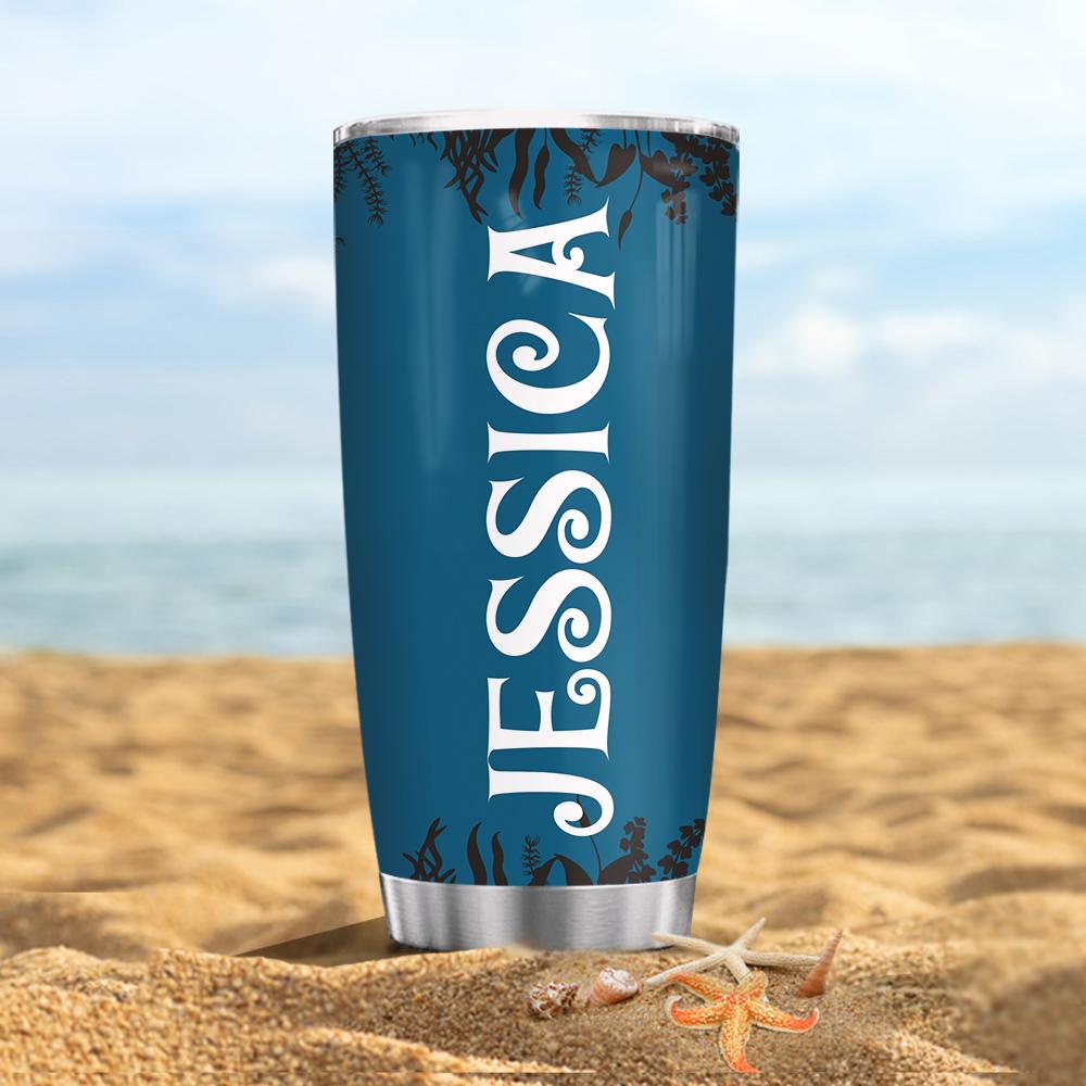 Personalized Sea Turtle Stainless Steel Tumbler personalized sea turtle stainless steel tumbler 8571