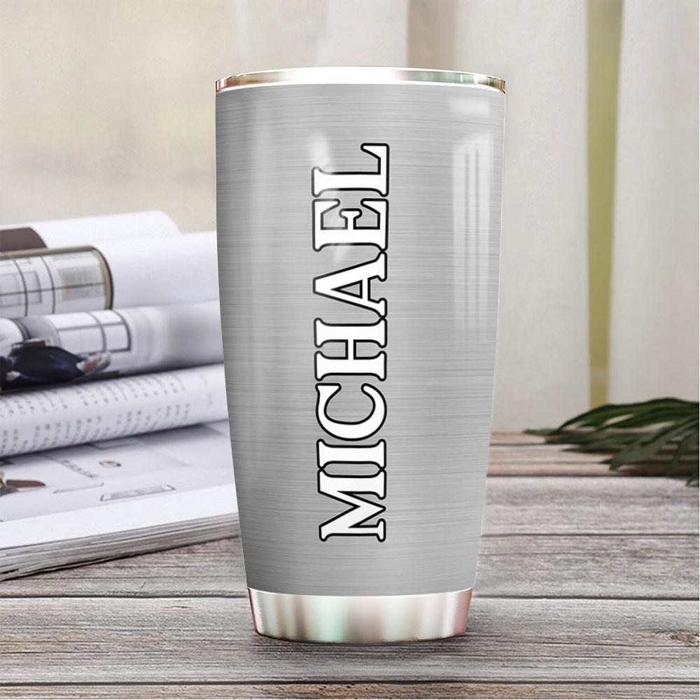 Personalized Skull Silver Style Stainless Steel Tumbler personalized skull silver style stainless steel tumbler 1359