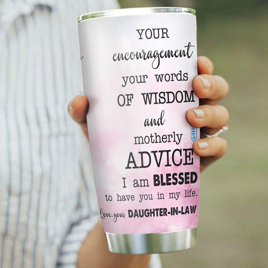 Personalized To Mother In Law Stainless Steel Tumbler personalized to mother in law stainless steel tumbler 6092