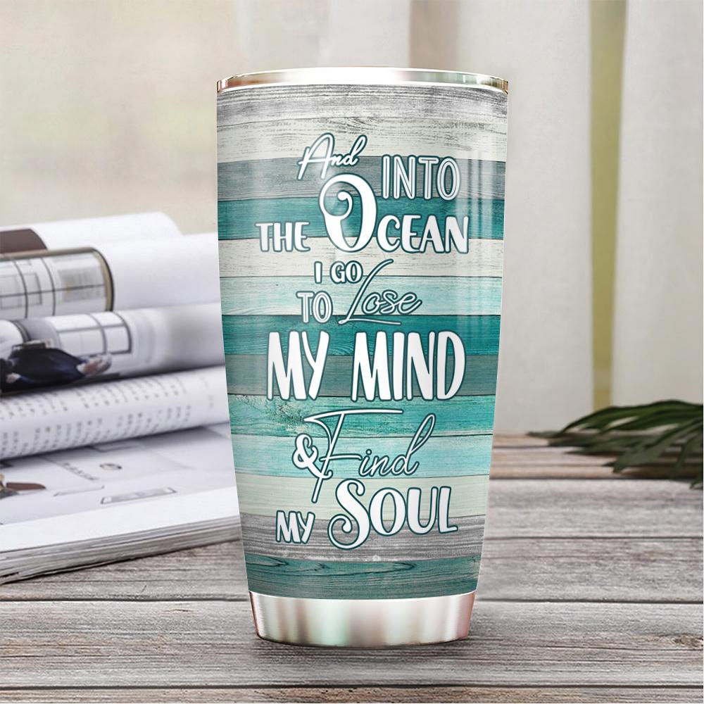Personalized Turtle Into The Ocean Wooden Style Stainless Steel Tumbler personalized turtle into the ocean wooden style stainless steel tumbler 6818