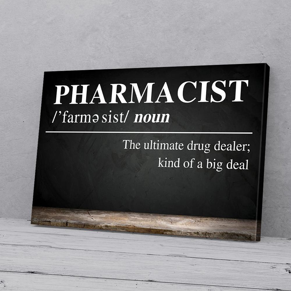 pharmacist definition canvas prints wall art decor 6669
