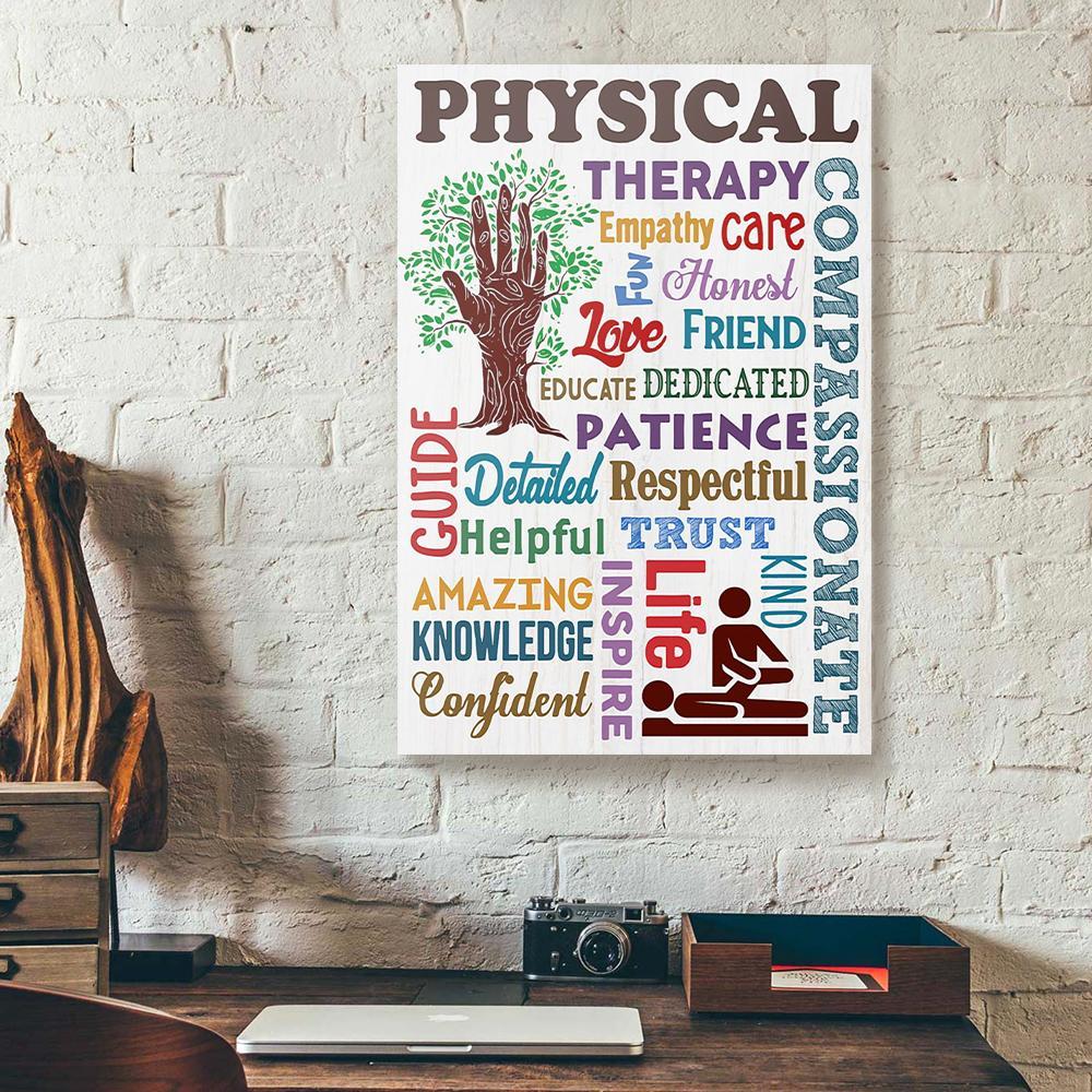 physical therapy canvas prints wall art decor 3572