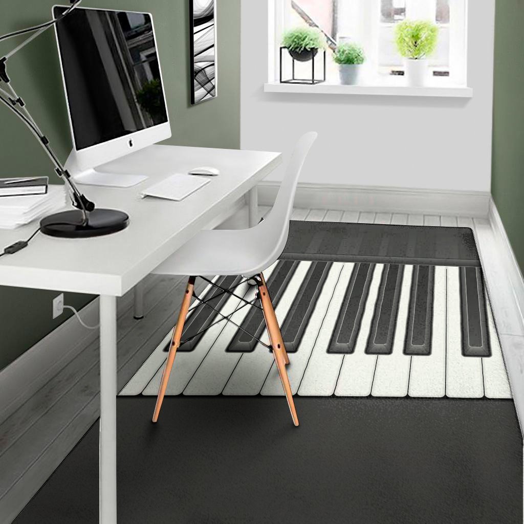 piano keyboard print area rug floor decor 2547