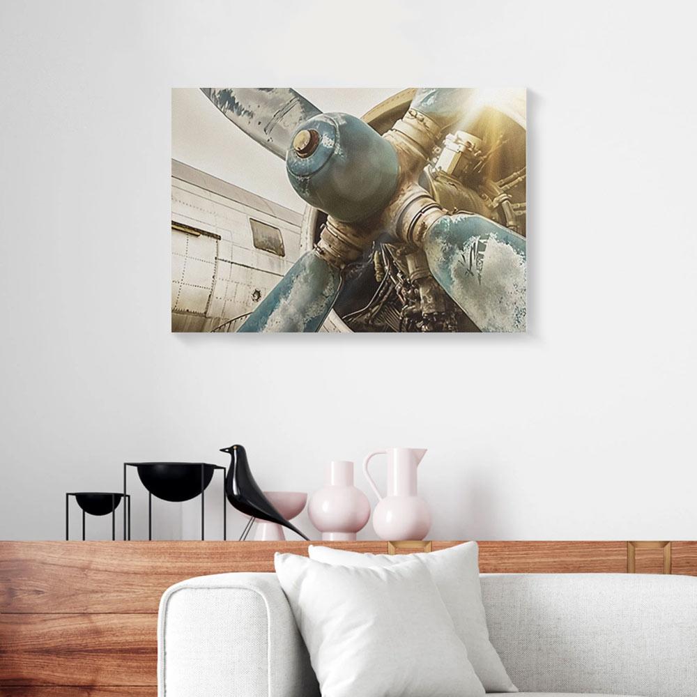 pilot vintage canvas prints wall art decor 6443