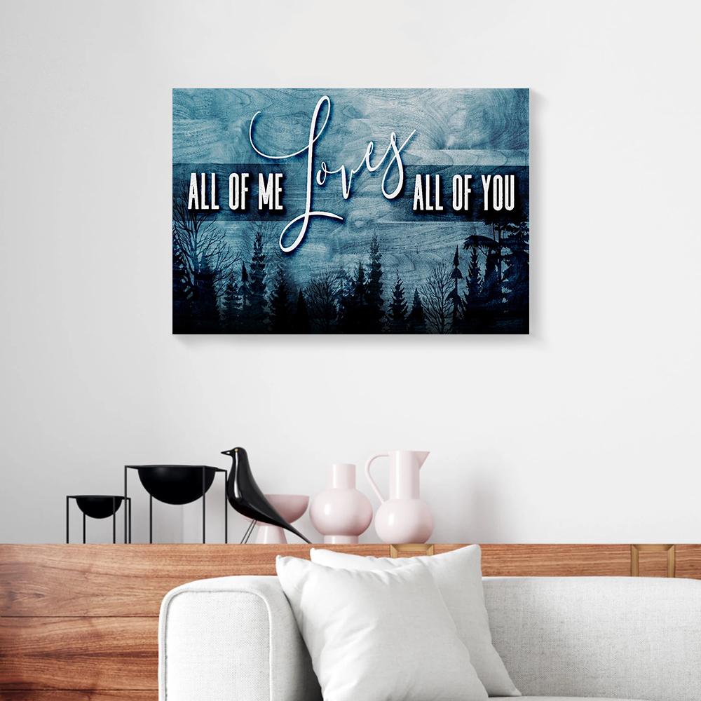 Pine Tree Love Canvas Prints - Wall Art Decor pine tree love canvas prints wall art decor 2736