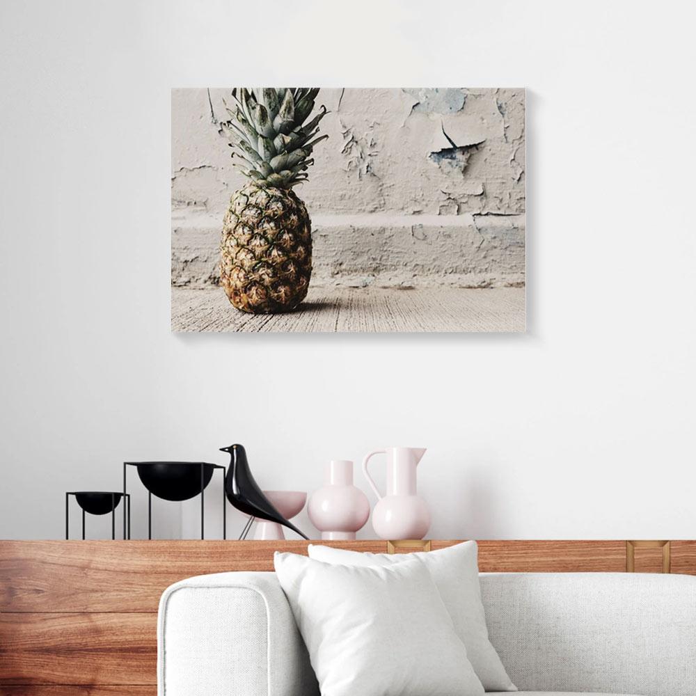 Pineapple Beside Concrete Canvas Prints - Wall Art Decor pineapple beside concrete canvas prints wall art decor 4300