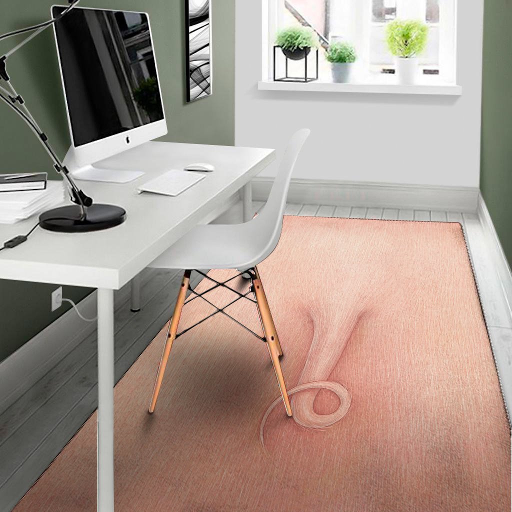 pink pig tail print area rug floor decor 7243
