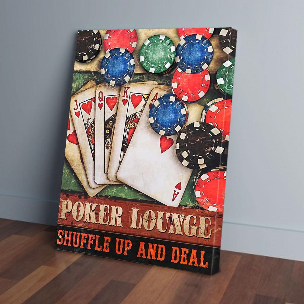 Poker Lounge Canvas Prints - Wall Art Decor poker lounge canvas prints wall art decor 7407