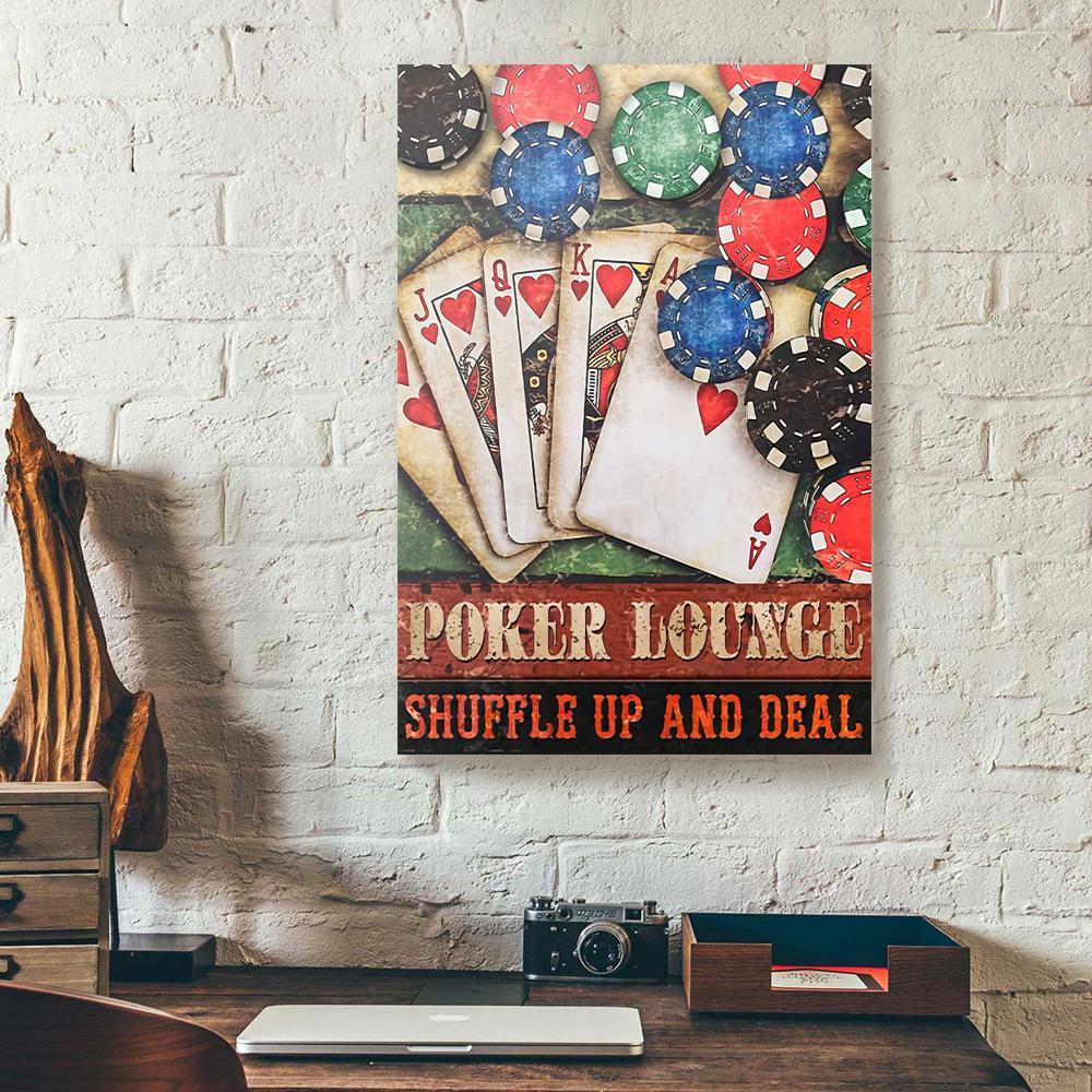 Poker Lounge Canvas Prints - Wall Art Decor poker lounge canvas prints wall art decor 8651