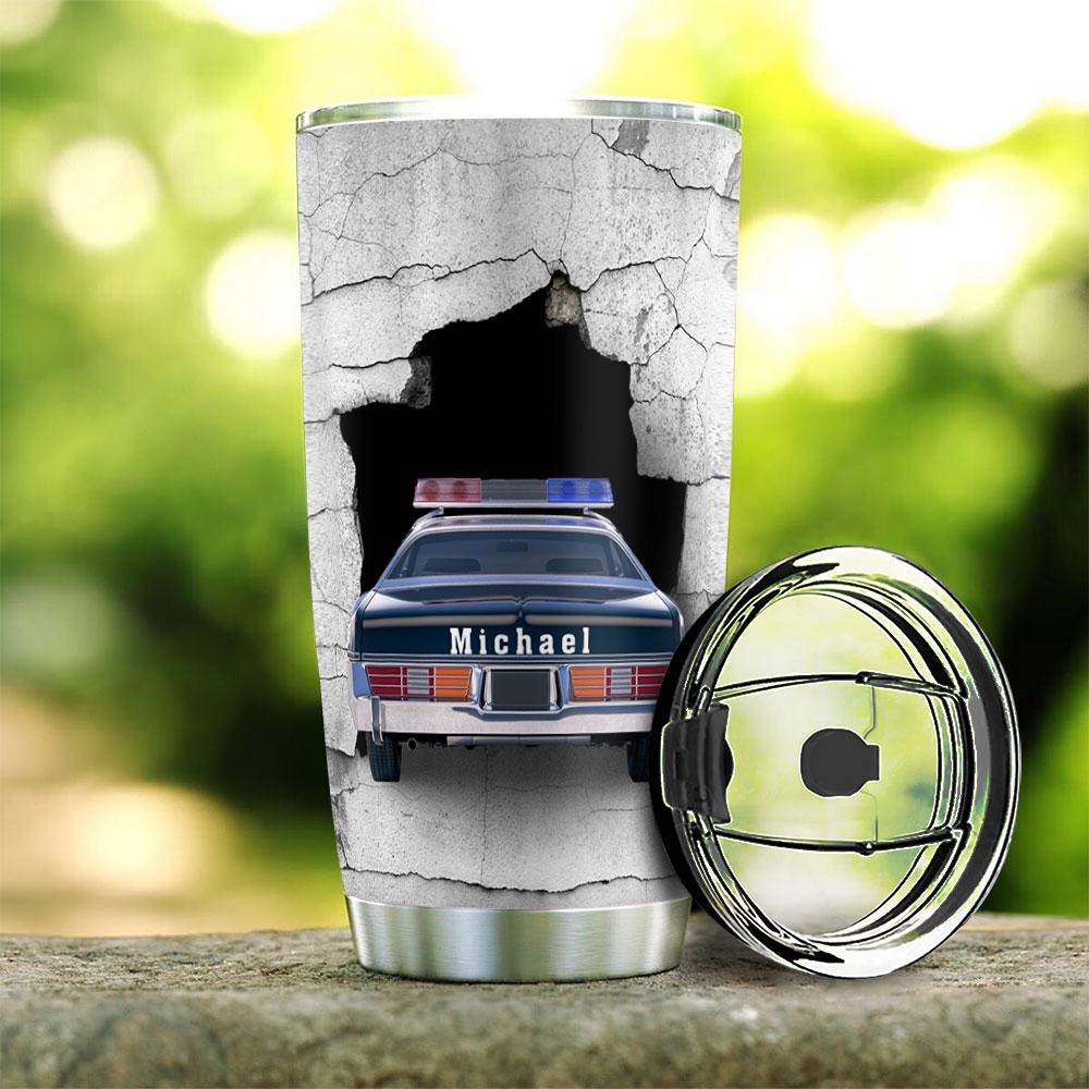 Police Crack Personalized Stainless Steel Tumbler police crack personalized stainless steel tumbler 5280