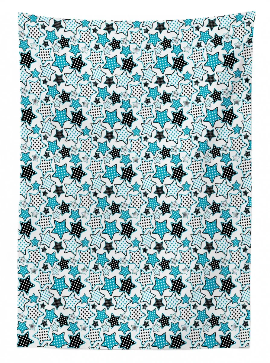 polka dots geometric shape 3d printed tablecloth table decor 4749