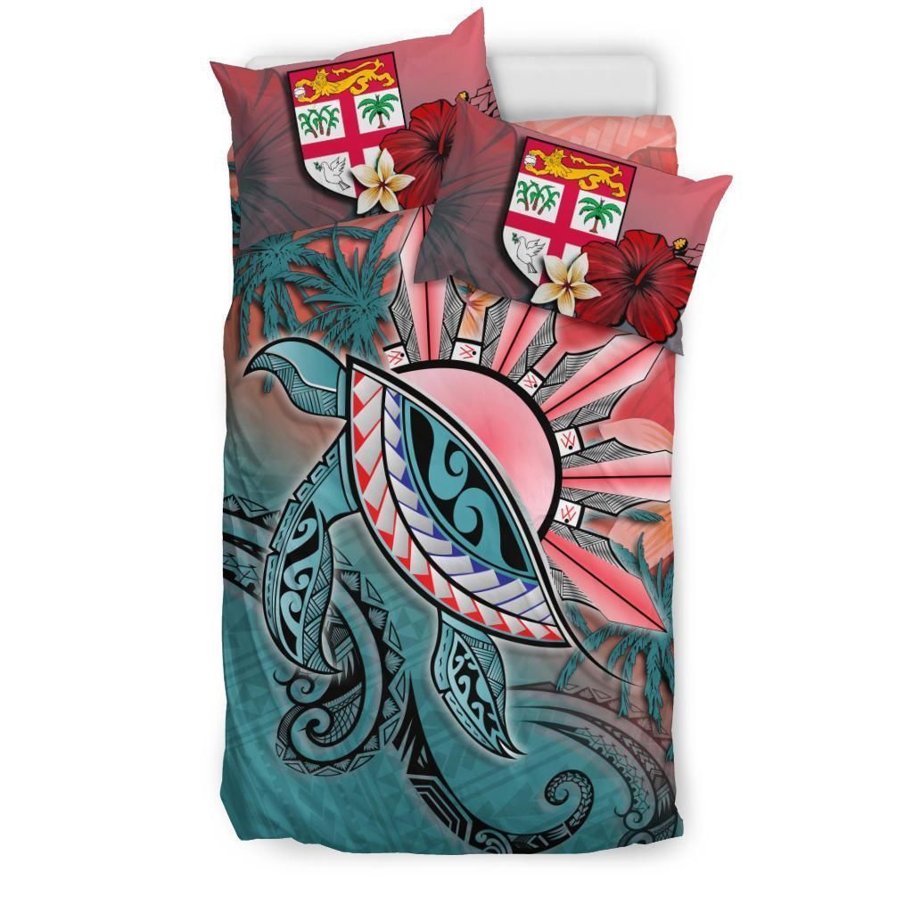 polynesian turtle and sun bedding set bedroom decor 2836