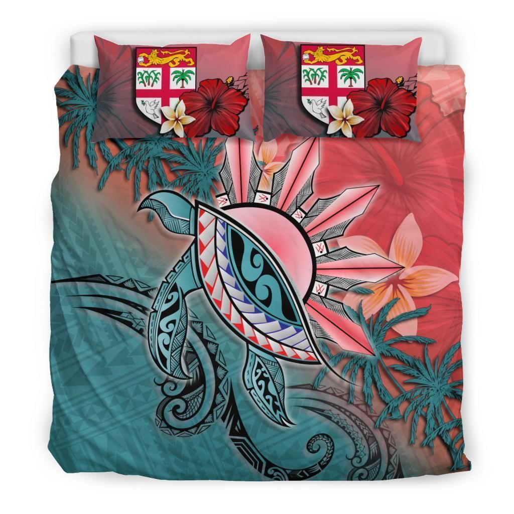 polynesian turtle and sun bedding set bedroom decor 5246