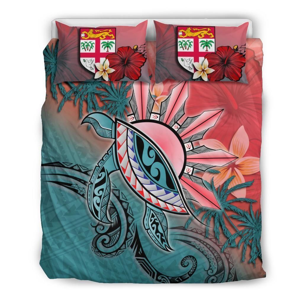 polynesian turtle and sun bedding set bedroom decor 6557