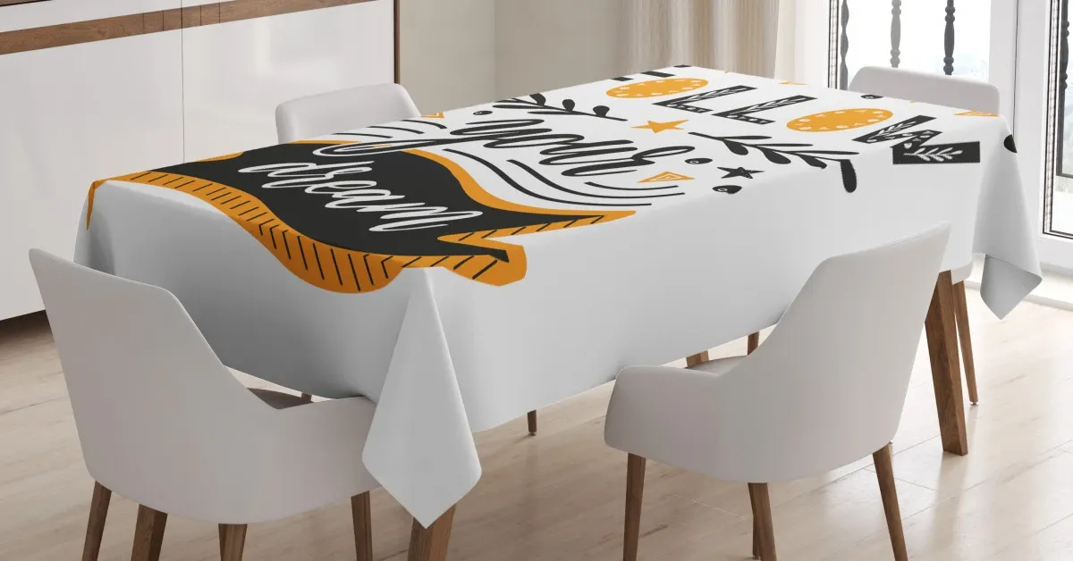 Popular Slogan Ornate Nature 3D Printed Tablecloth Table Decor popular slogan ornate nature 3d printed tablecloth table decor 2386