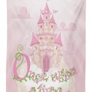 princess castle 3d printed tablecloth table decor 8413