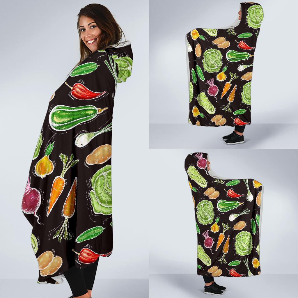 Print Pattern Vegan Hooded Blanket Cloak Blanket print pattern vegan hooded blanket cloak blanket 5989