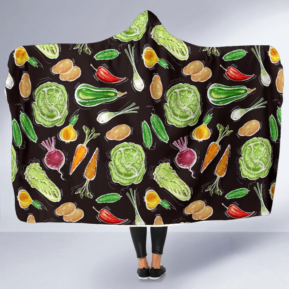 Print Pattern Vegan Hooded Blanket Cloak Blanket print pattern vegan hooded blanket cloak blanket 7869