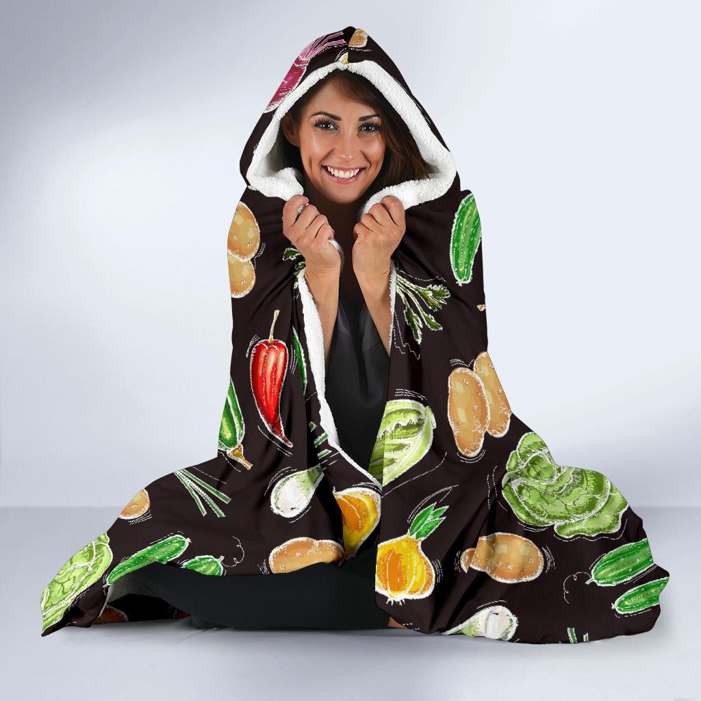 Print Pattern Vegan Hooded Blanket Cloak Blanket print pattern vegan hooded blanket cloak blanket 8722