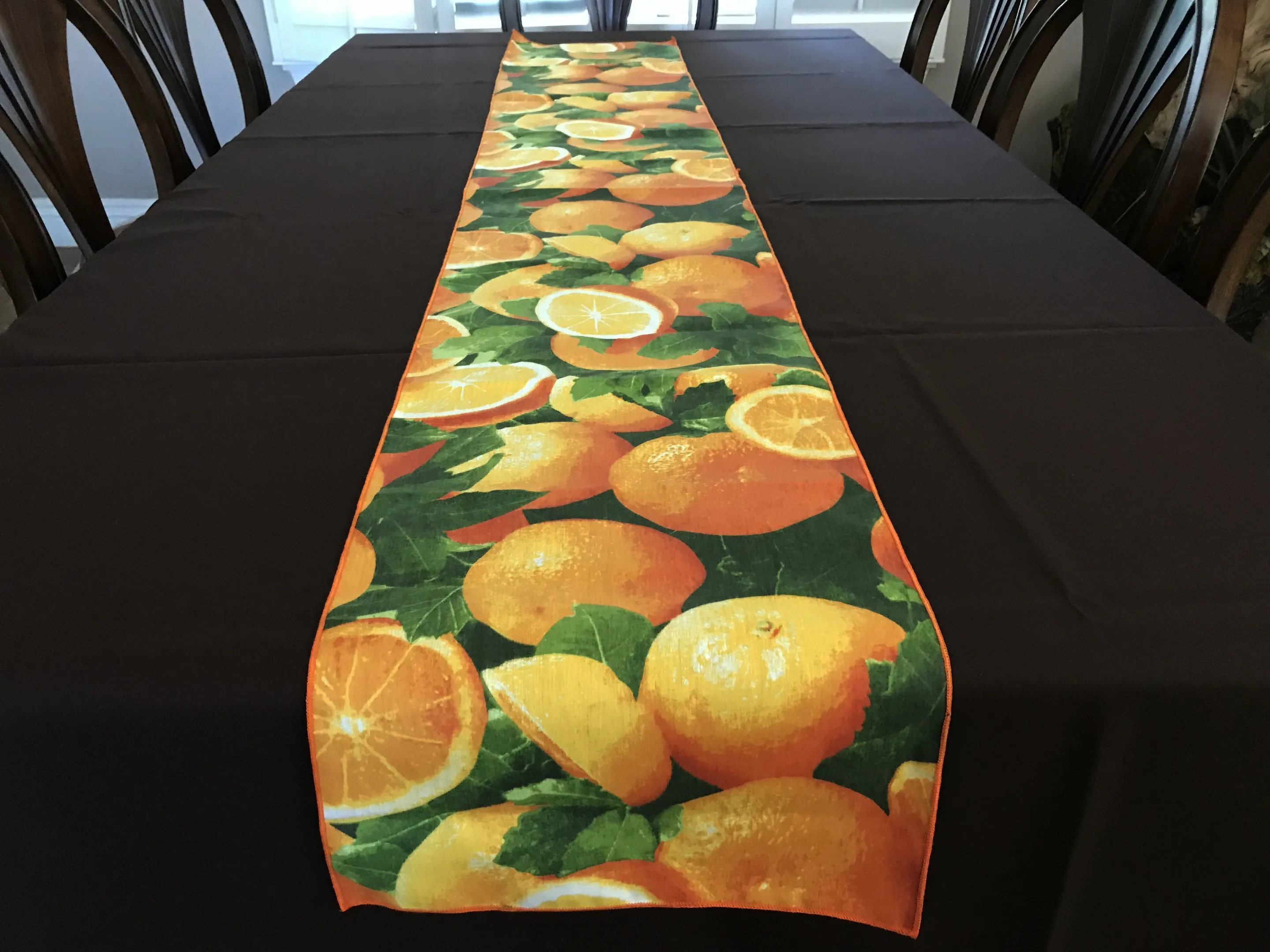 printed table runner background fruits orange slices 3423 scaled