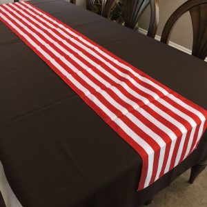 printed table runner background stripes red and white 4745 scaled