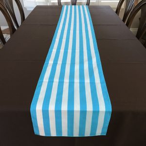 printed table runner background stripes turquoise 1436 scaled
