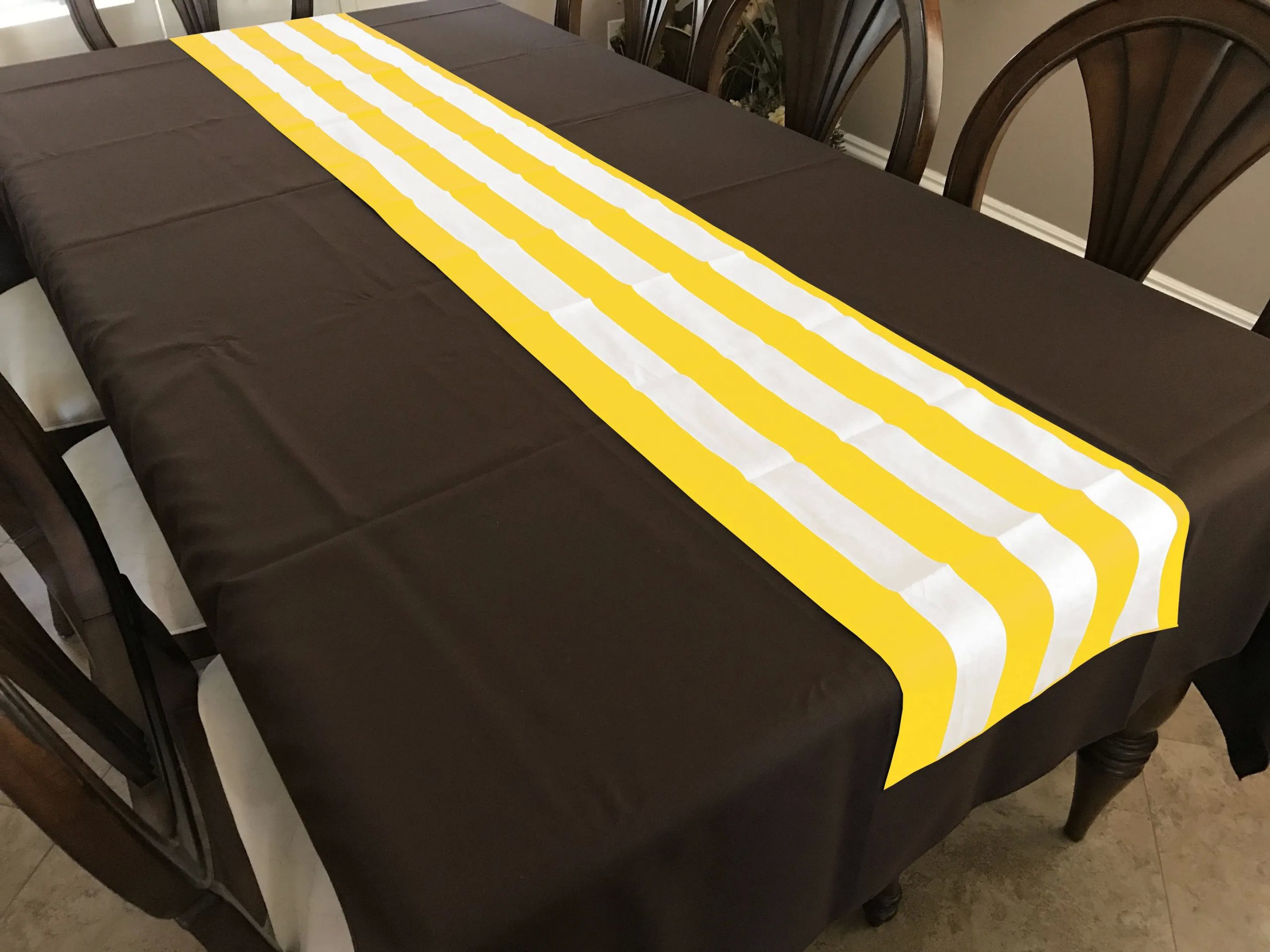 Printed Table Runner Background Stripes Yellow printed table runner background stripes yellow 8576 scaled