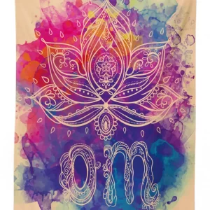 psychedelic oriental 3d printed tablecloth table decor 4011