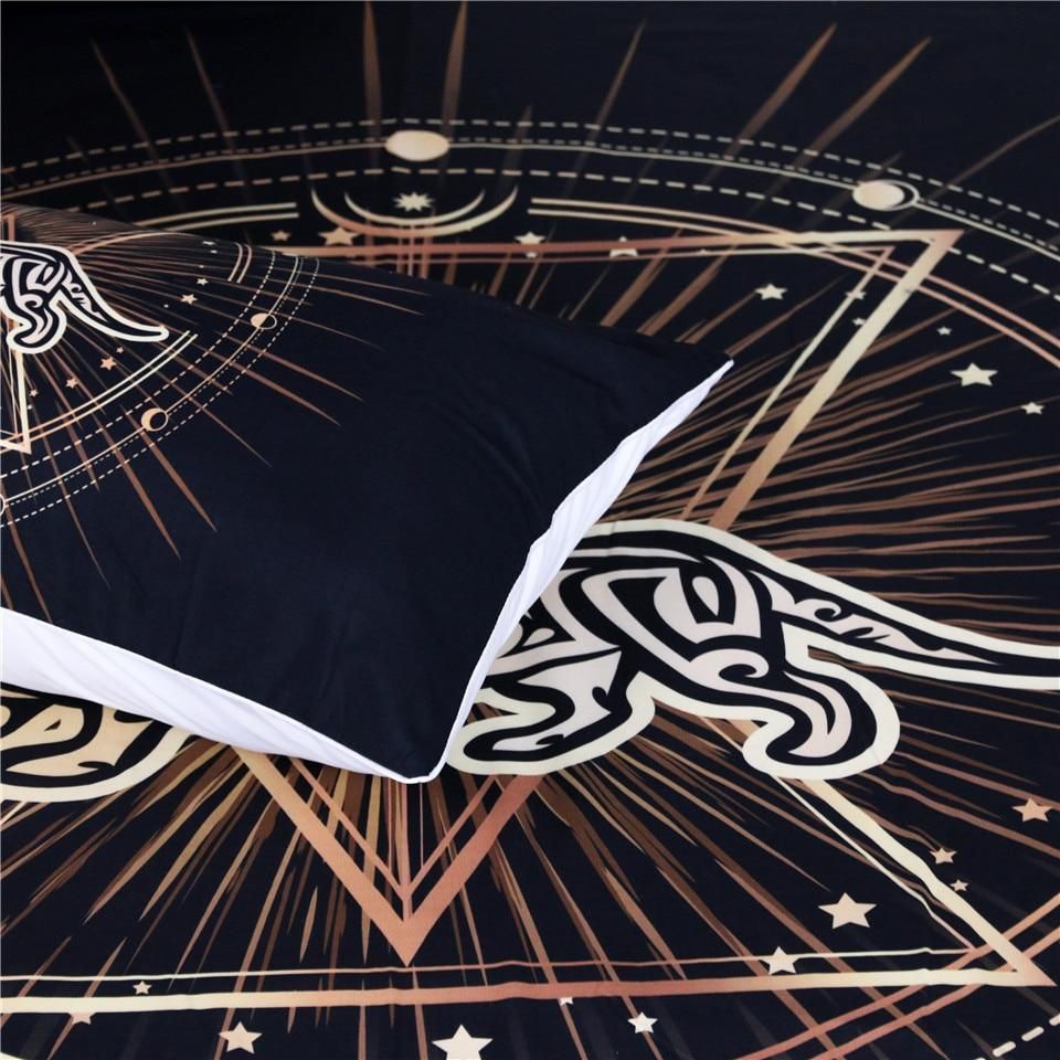 puppy dachshund black bedding set bedroom decor 6639