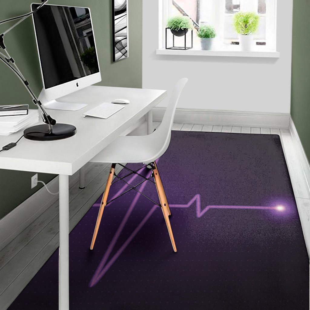 purple heartbeat print area rug floor decor 3907
