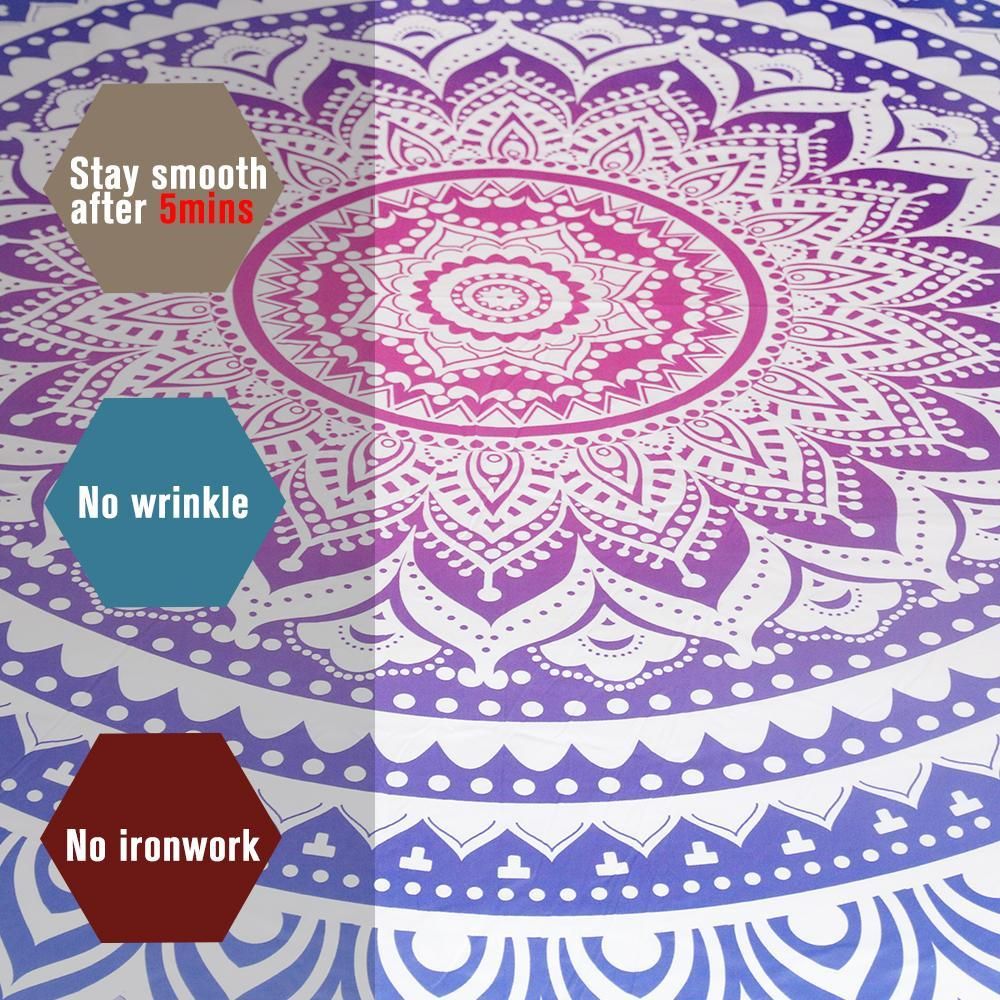 Purple Pink Bohemian Mandala Duvet Cover Bedding Set purple pink bohemian mandala duvet cover bedding set 7118