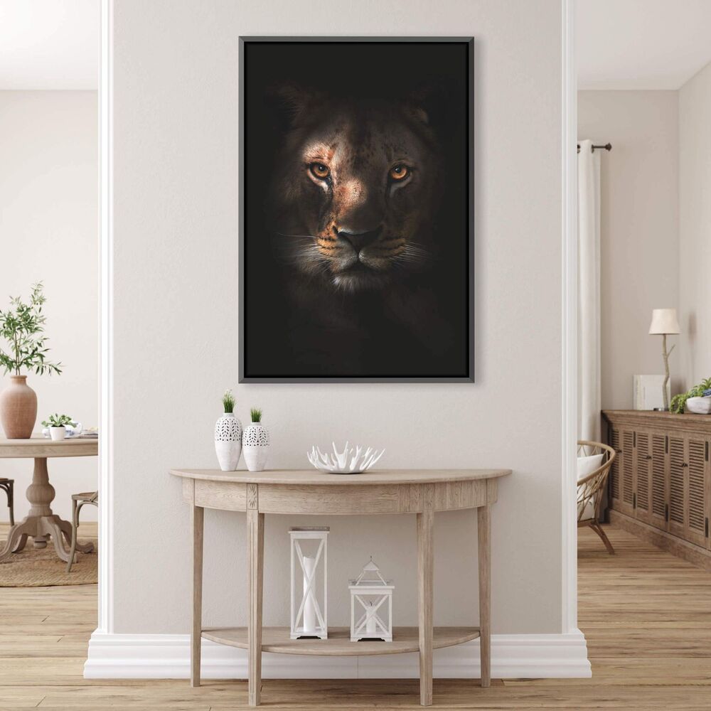 Queen Of the Jungle Motivational Positive Canvas Print - Wall Art Decor queen of the jungle motivational positive canvas print wall art decor 1630